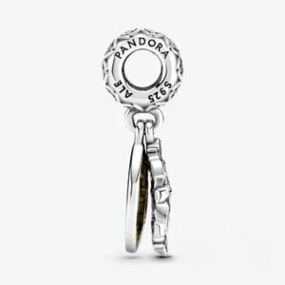 New Pandora Disney Beauty and the Beast Dancing Dangle Charm - Picture 3 of 4
